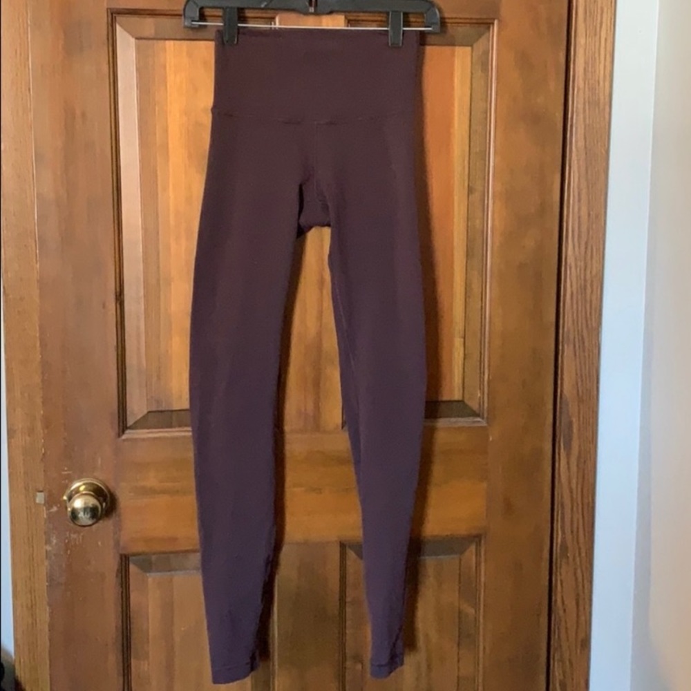 Maroon Lululemon Leggings